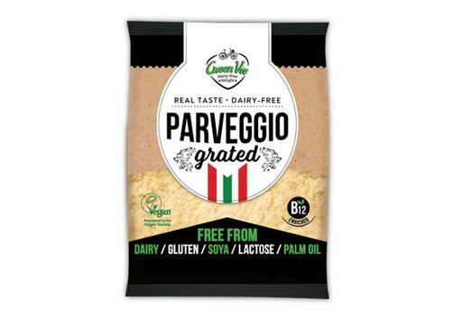 GreenVie Parveggio -  Vegansk parmesanost, fintrevet, 100g