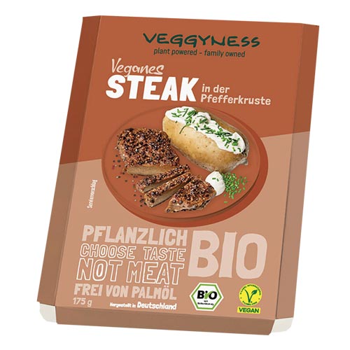 Veganske steaks fra Veggyness (2 stk) - Øko