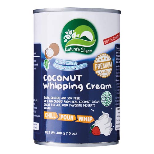 Natures Charm Kokosfløde til fl❤︎deskum- whipping cream, 400 g