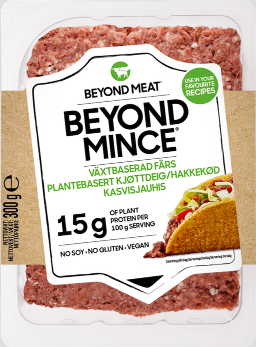 Beyond Meat Mince- plantefars, 300g (holdbarhed 10 dage i køleskab)