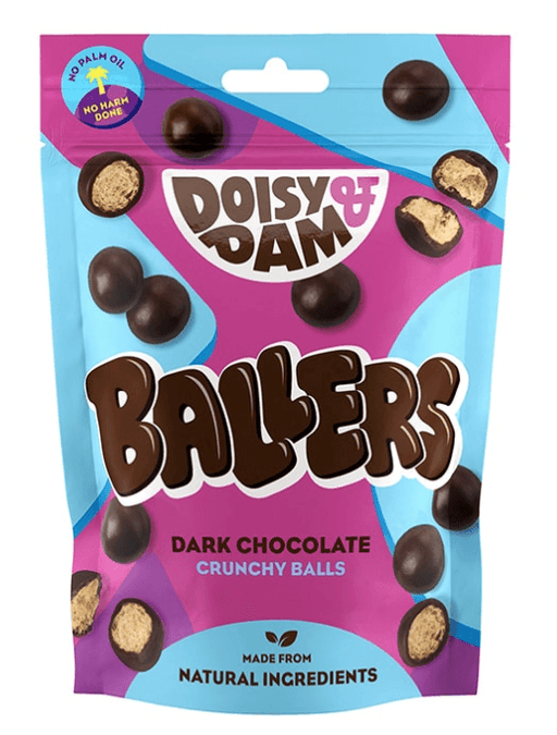 Doisy & Dam Ballers - veganske kikskugler med chokolade