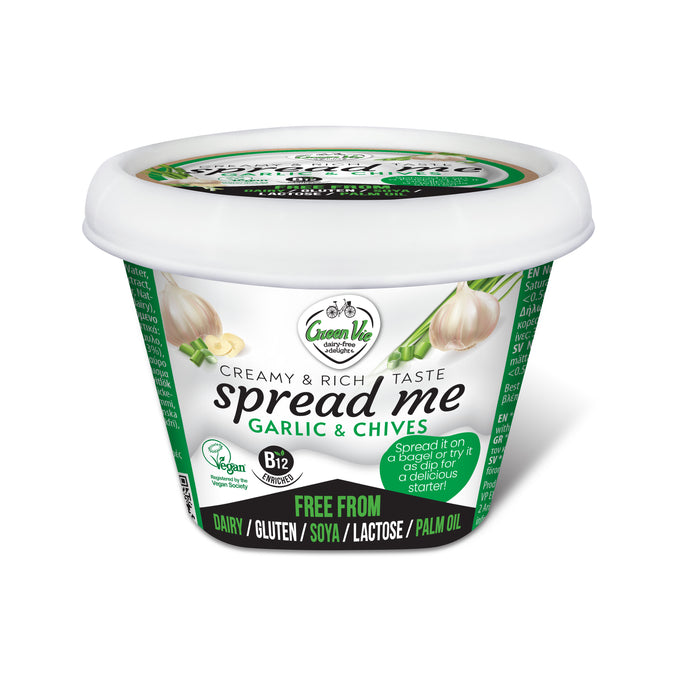 GreenVie Spread Me - Hvidløg og purløg smag - Vegansk   Smøreåst  200g