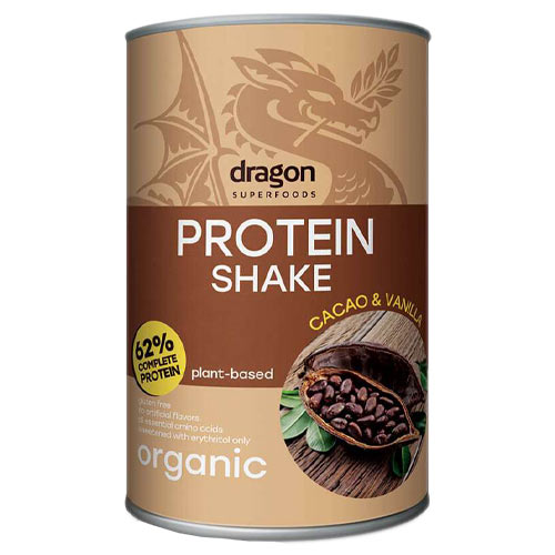 Vegansk proteinpulver, choko & vanilje, glutenfri, Øko