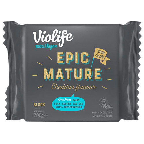 Violife Epic Mature Cheddarsmag blok, 200 g