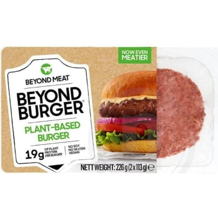Beyond Meat Burgerbøffer, 226g/2stk (holdbarhed - 10 dage i køleskab)