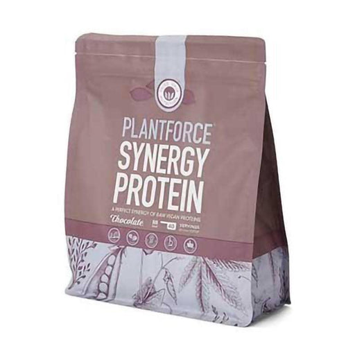 Plantforce Synergy protein chokolade 400g - GreenOS.dk