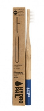 HYDROPHIL Bambus Tandbørste Soft Blå, 1 stk.
