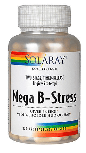 Solaray Mega B-Stress, 120stk