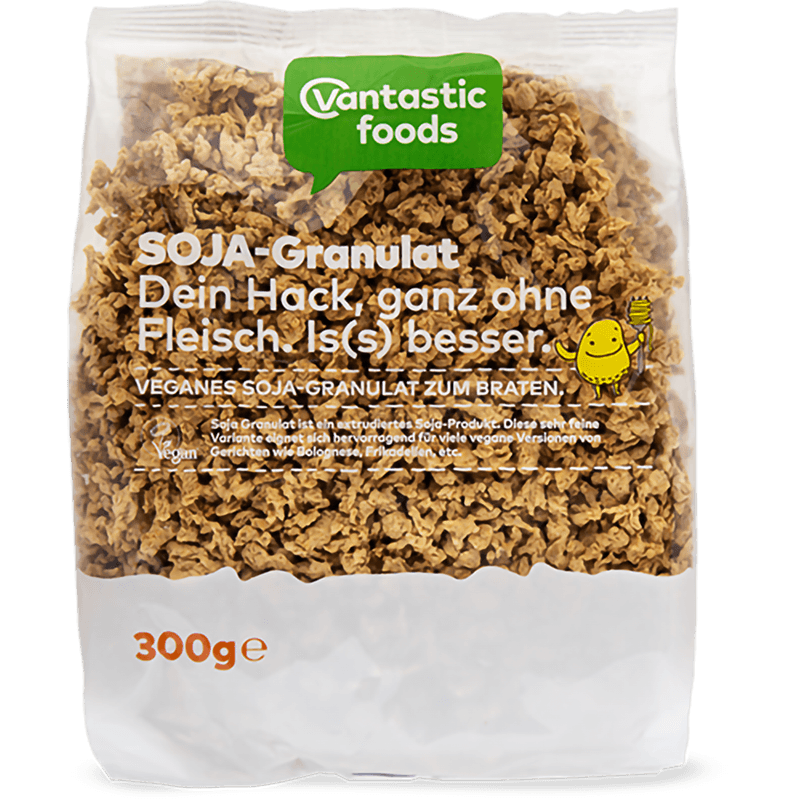 Vantastic Foods Soja Granulat, vegansk mad, kødalternativ, Greenos.dk