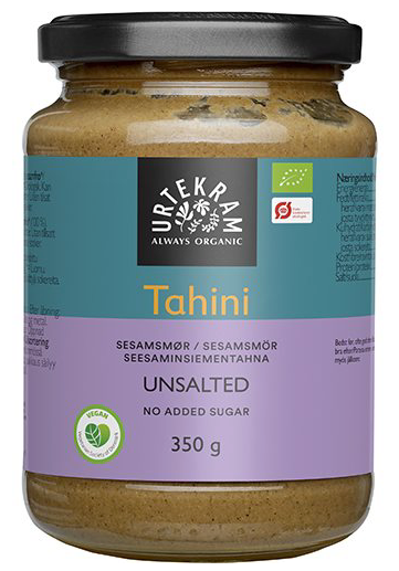 Urtekram Tahin Sesamsmør u. Salt, øko 350 g (bedst før 11/08)