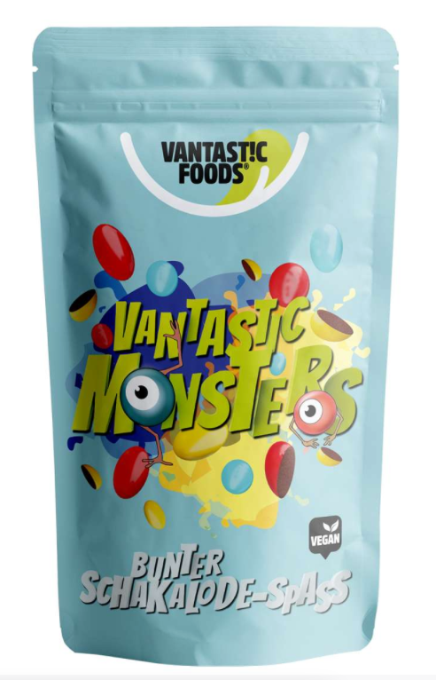 Vantastic Foods,Chokolade knapper Monsters, 125g