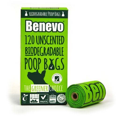 Benevo Bionedbrydelige Hundeposer - 120 stk - GreenOS.dk