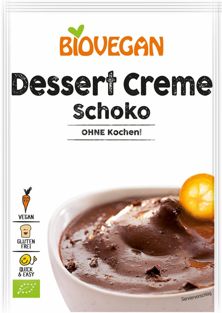 Biovegan Chokolade dessert creme,uden kog 68 g.