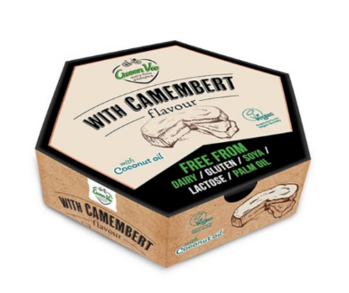 GreenVie Vegan Camembert smag åst blok, 200g