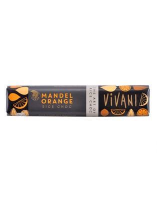 Vivani Chokoladebar mandel orange, Økologisk 35g - GreenOS.dk